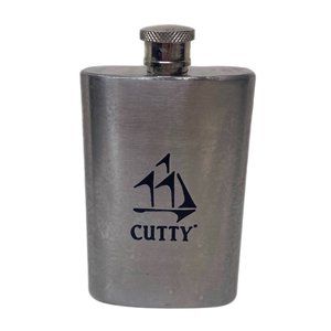 Vintage Cutty Stainless Steel Flask 5 oz